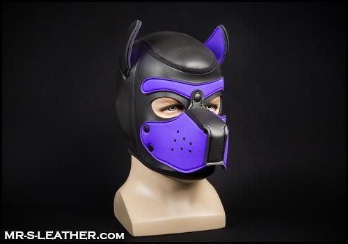 Mr-S Neoprene Puppy Hood: Purple