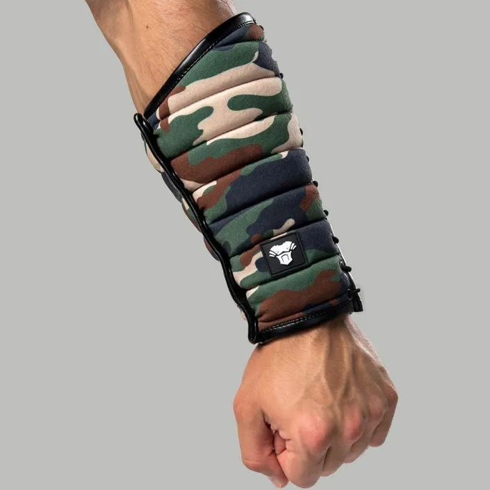 MASKULO - Spandex Forearm Guard Wallet Camo Woodland - XL