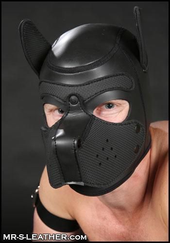 Mr-S Neoprene Puppy Hood: Full Black