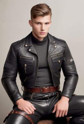 Addikt Crop Biker Leather jacket