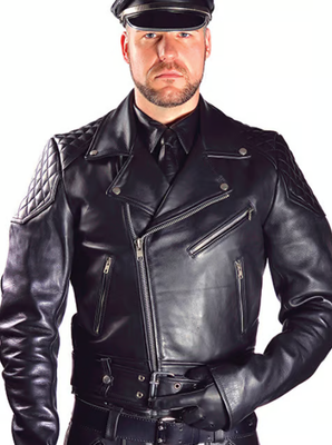 Addikt Iconic Leather Biker jacket