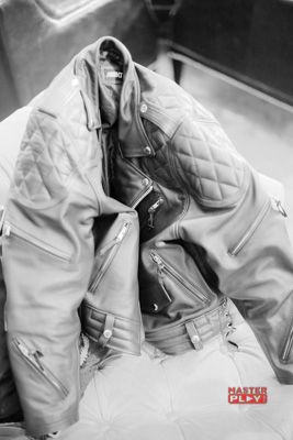 Addikt Deluxe Iconic Leather Biker Padded jacket