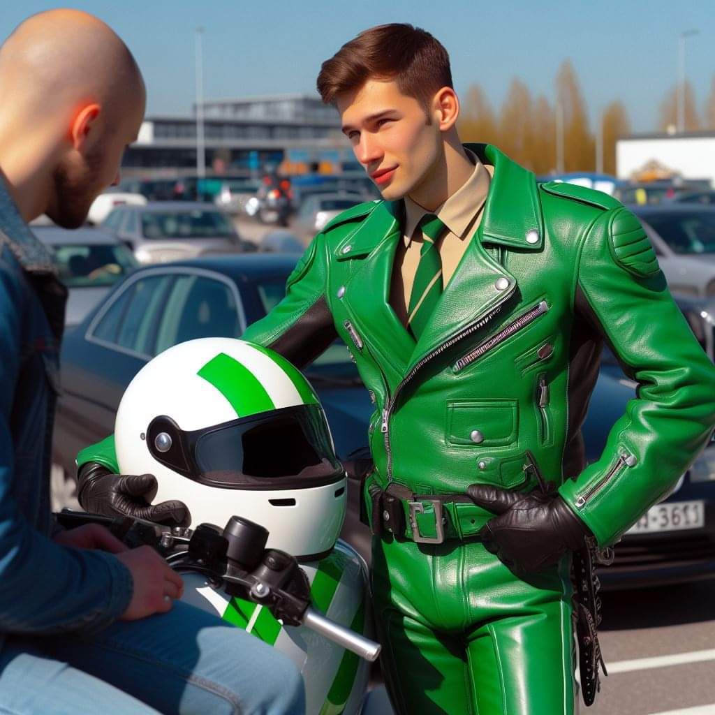 Addikt Police Leather Biker jacket