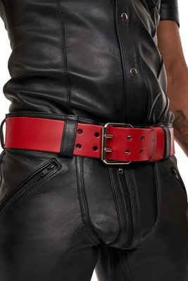 Addikt Colored Leather Double Thorn Belt