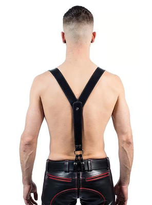 Addikt Piped Leather Braces