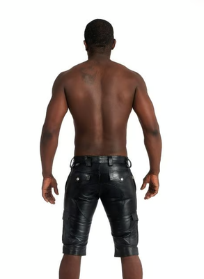 Addikt Cargo Leather Shorts