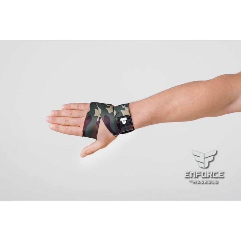 MASKULO- EnForce Palm &amp; Wrist Band Camo - One Size