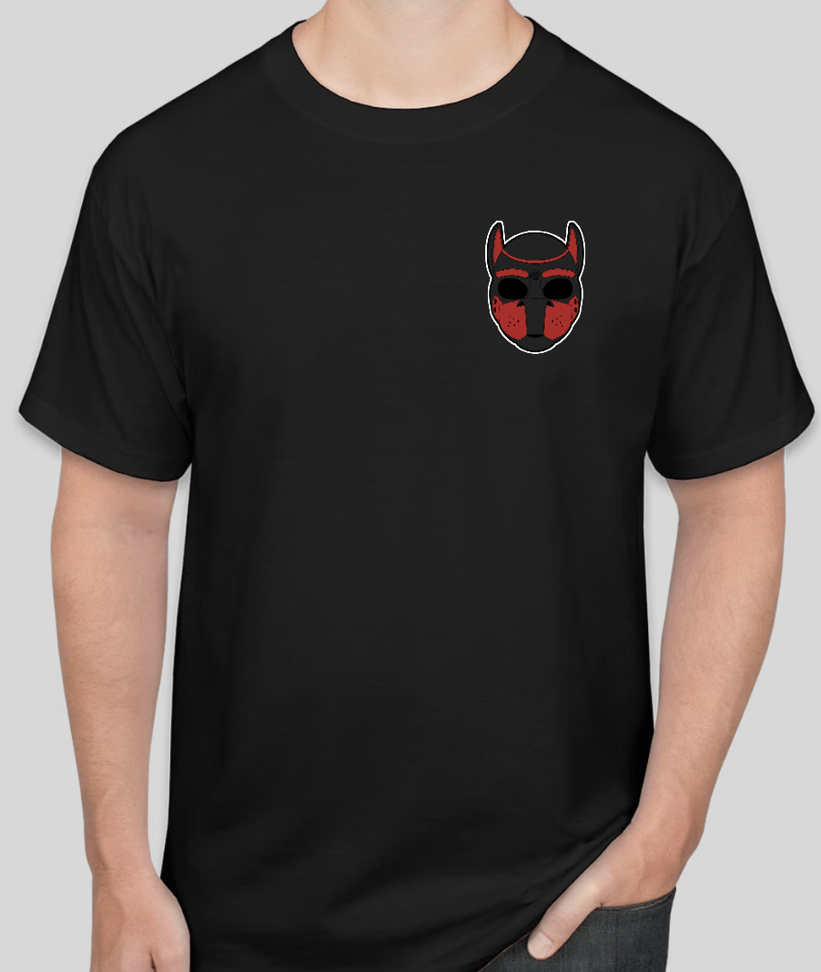 Red Pup Hood T Shirt