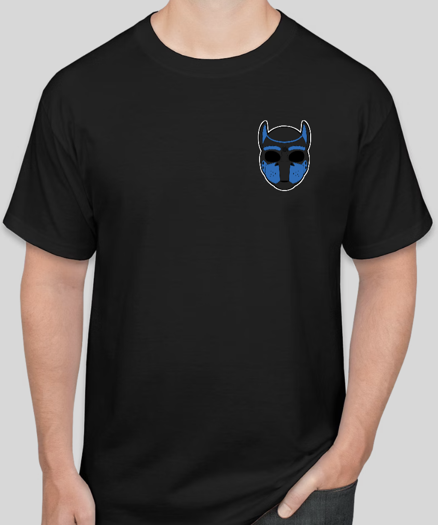 Blue Pup Hood T Shirt
