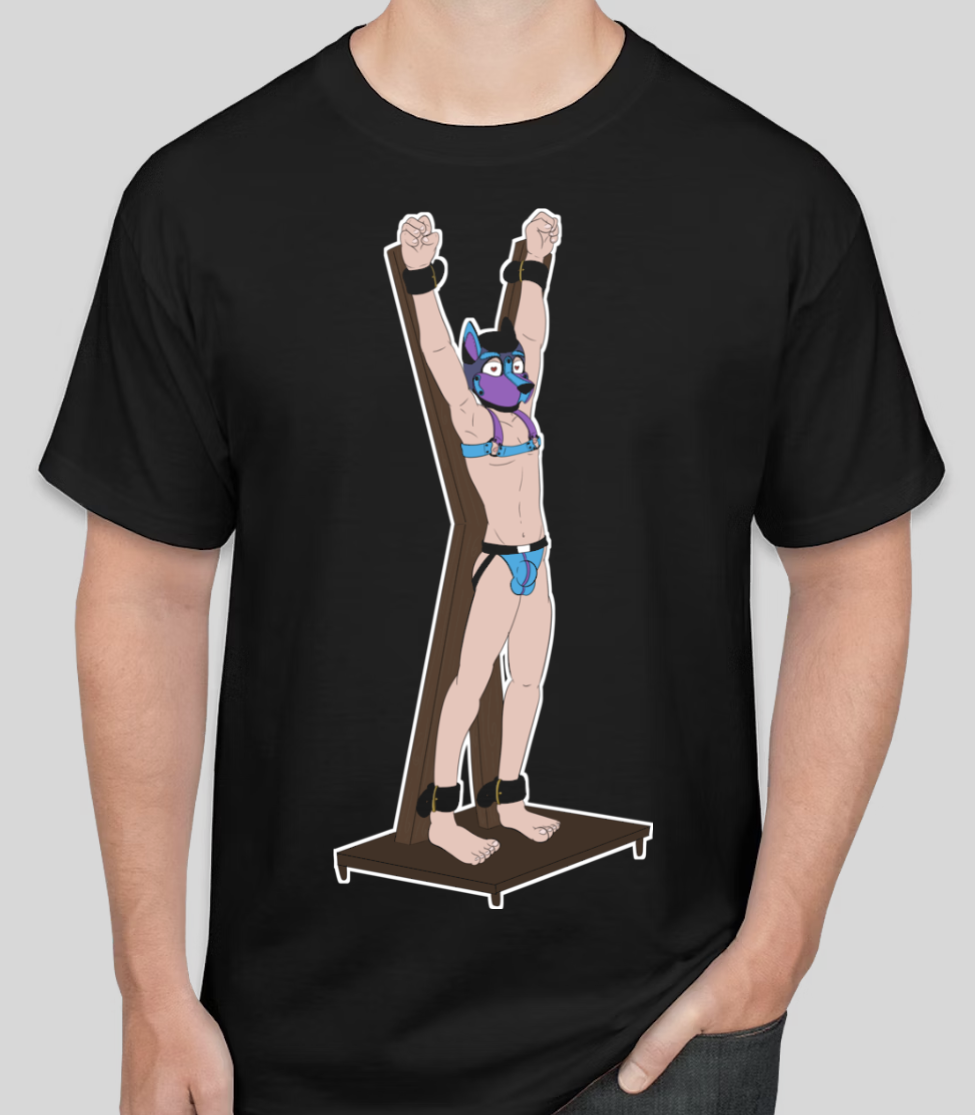 Bound Cross T Shirt