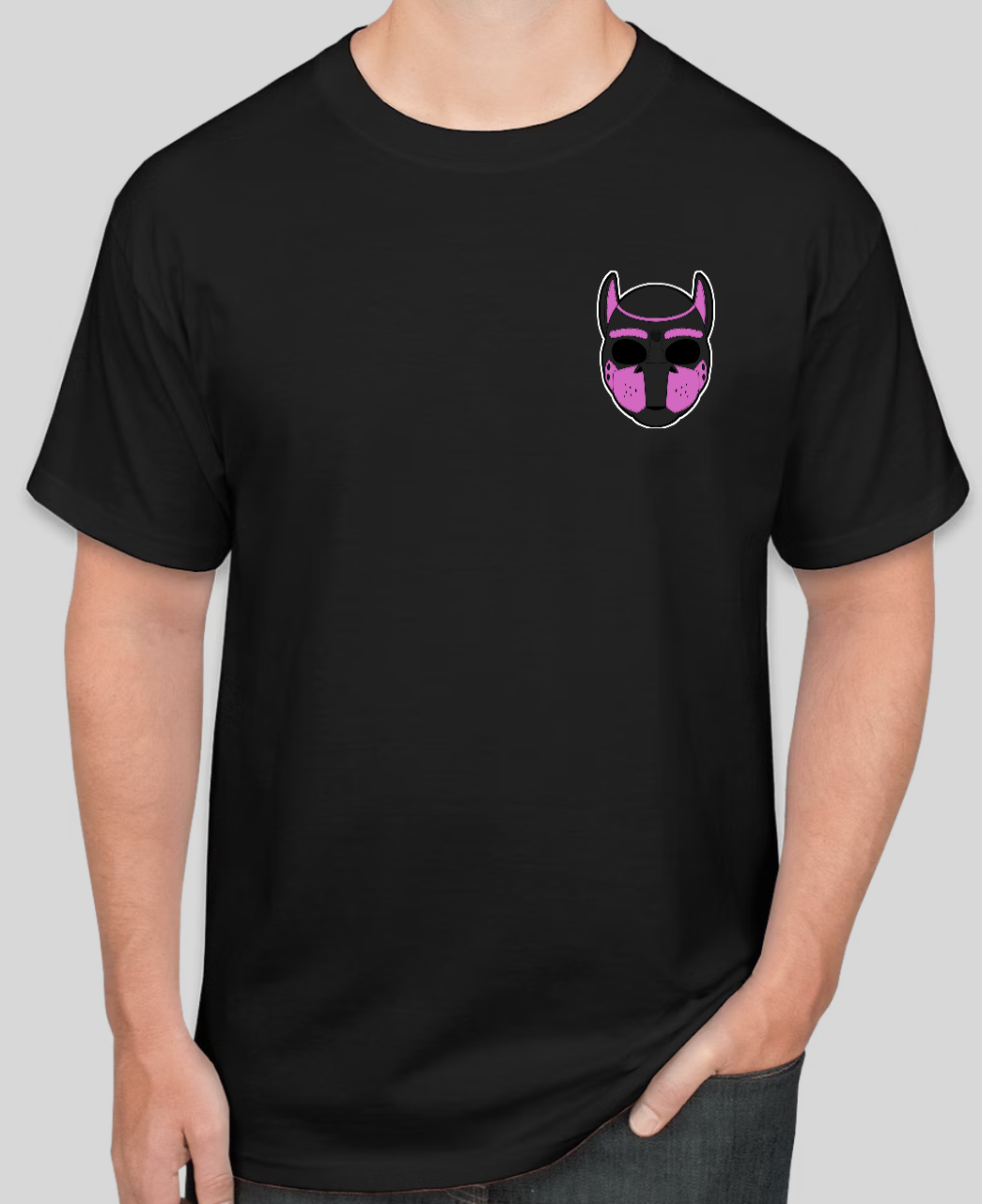 Pink Pup Hood T Shirt