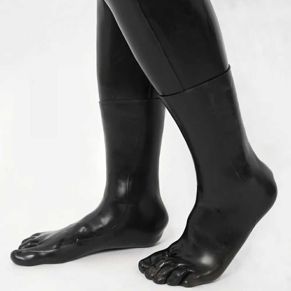 Silicone Black Long Feet