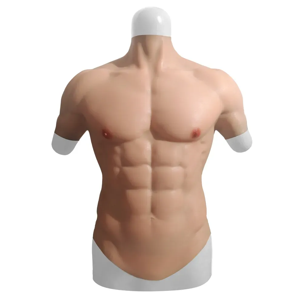 Silicone Muscle short sleeves Top