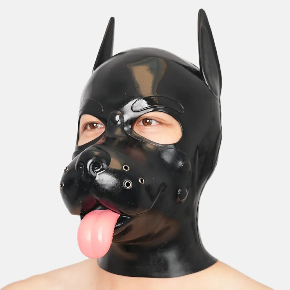 Silicone Dog Hood with Long Sticking Tongue