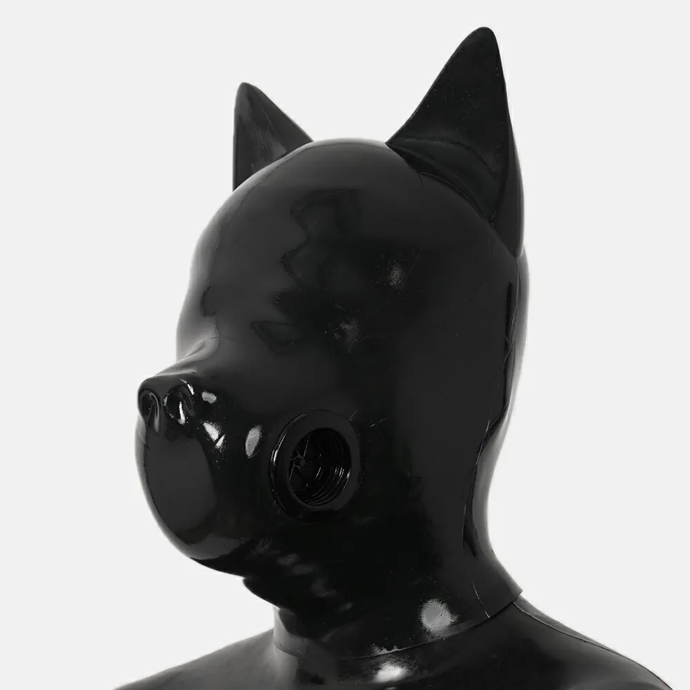 Silicone Closed Gasmask Drone Hood