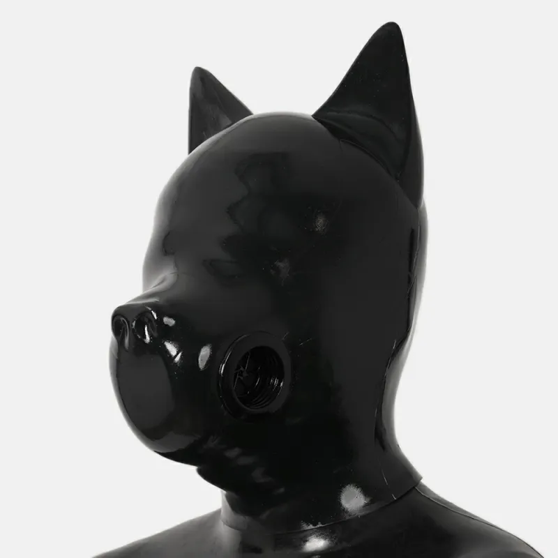 Silicone Closed Gasmask Drone Hood