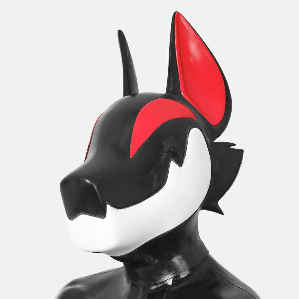 Silicone Colored Fox Hood