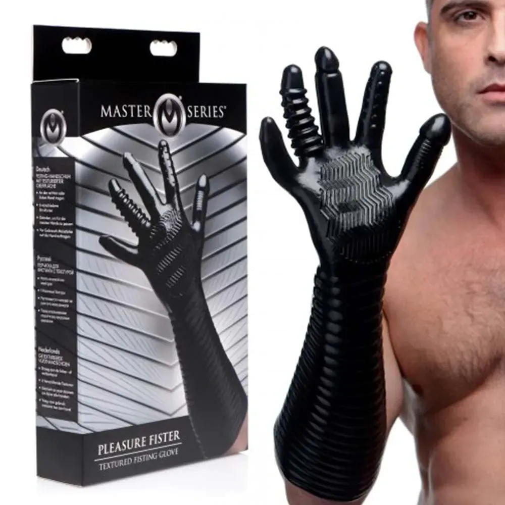 MASTER SERIES PLEASURE FISTER TEXTURED FISTING GLOVE