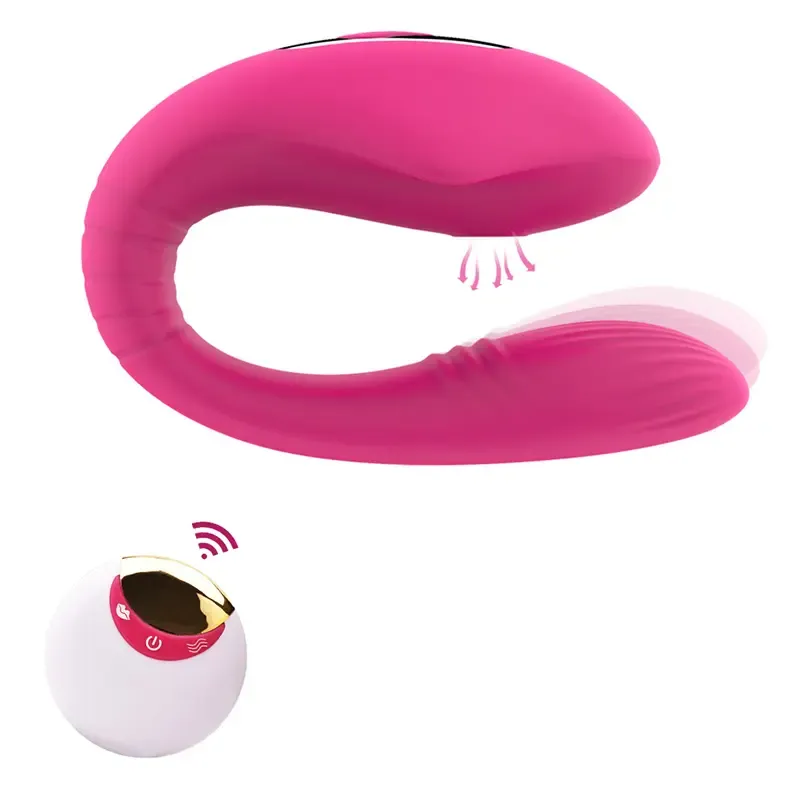 CURVO REMOTE SUCKER/VIBRATOR by OBSESSD - pink