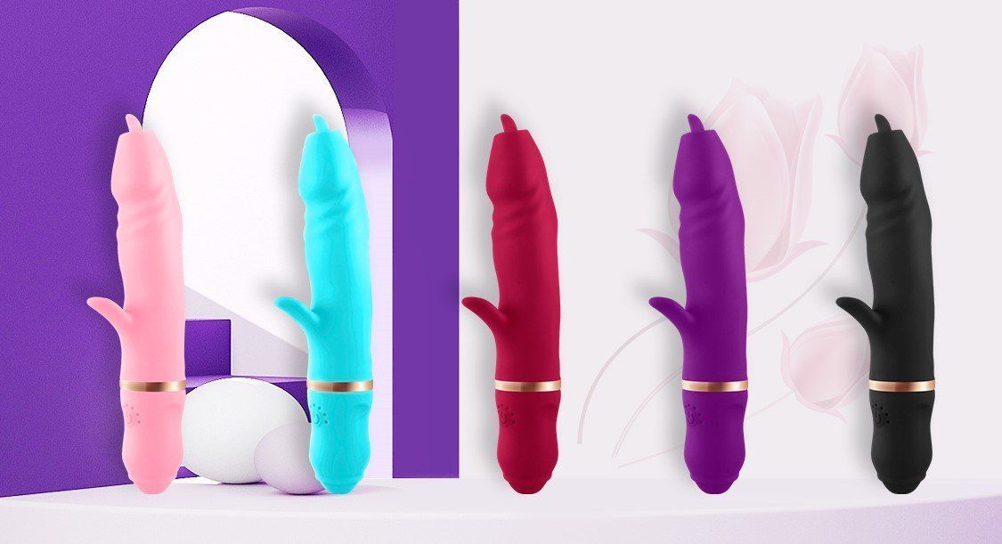 OBSESSD GREEDY LICKER RABBIT VIBRATOR - black