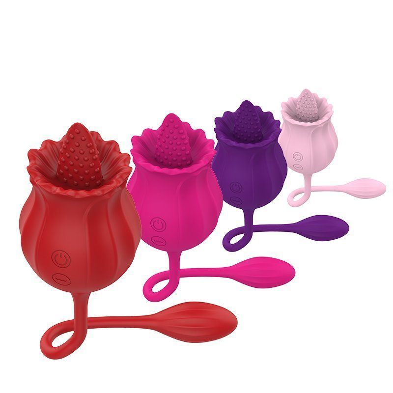 OBSESSD G-SPOT CLITORIS ROSE WITH TONGUE - purple
