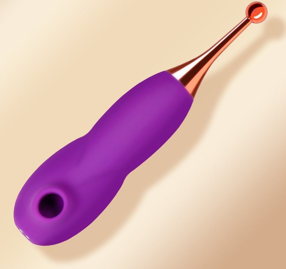 OBSESSD G SPOT &amp; SUCKING VIBRATOR - blue