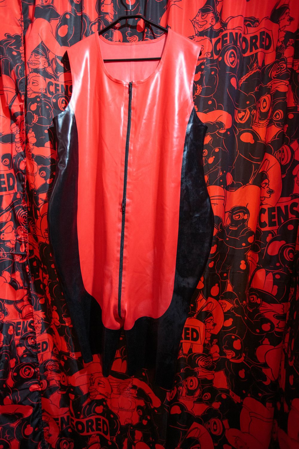 Red Latex Singlet