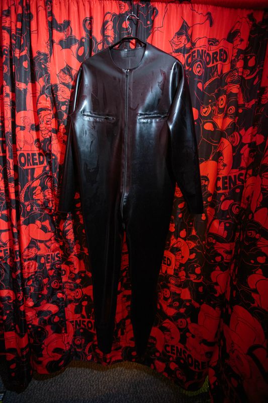 Rub Addiction latex catsuit