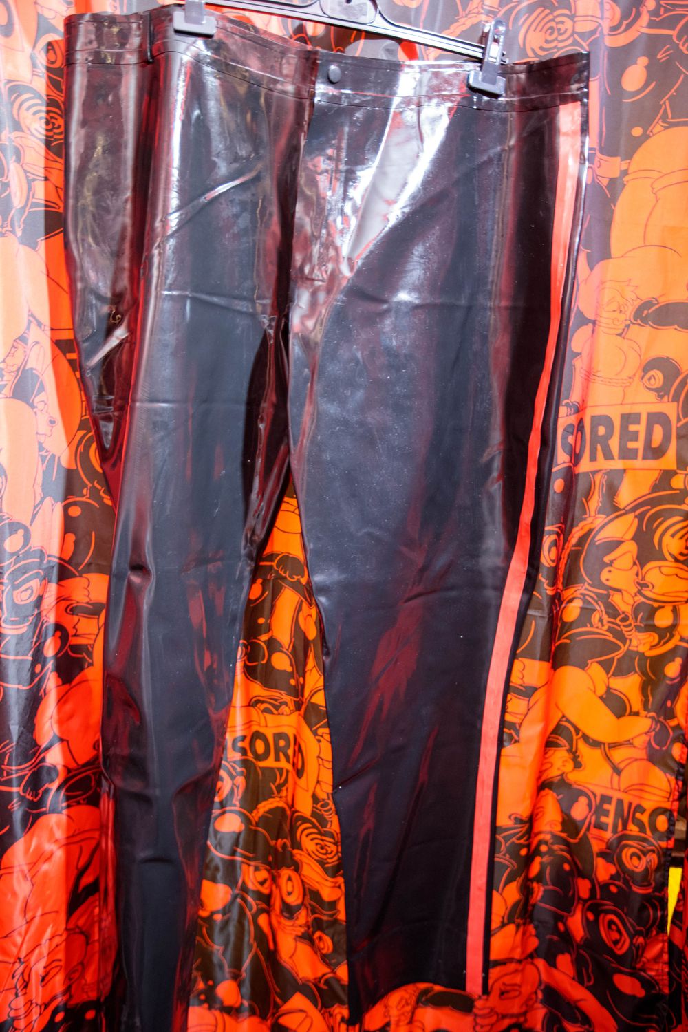 Black Latex pants X