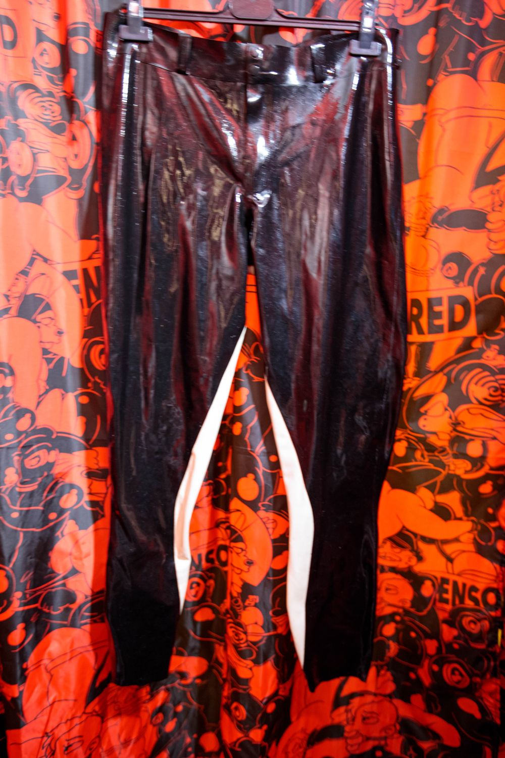Libidex black latex pants XXL X
