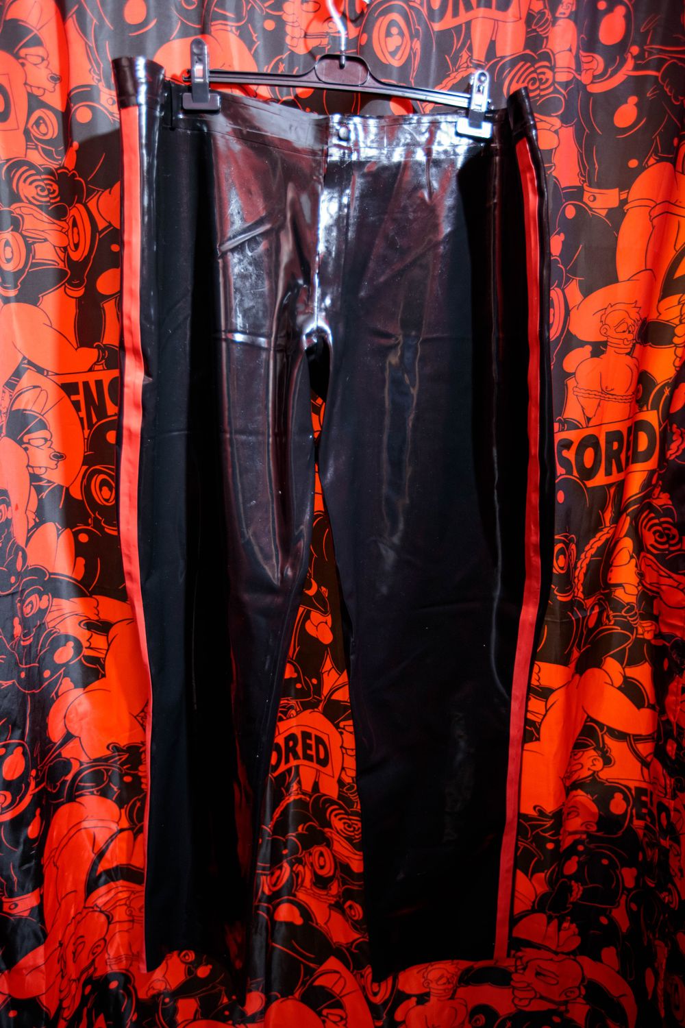 Blackstyle black latex pants XXL
