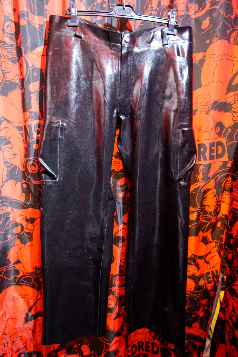 Libidex black latex pants XXL