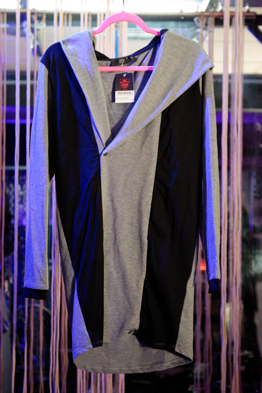 Trends of Friends Gilet Hood Grey L