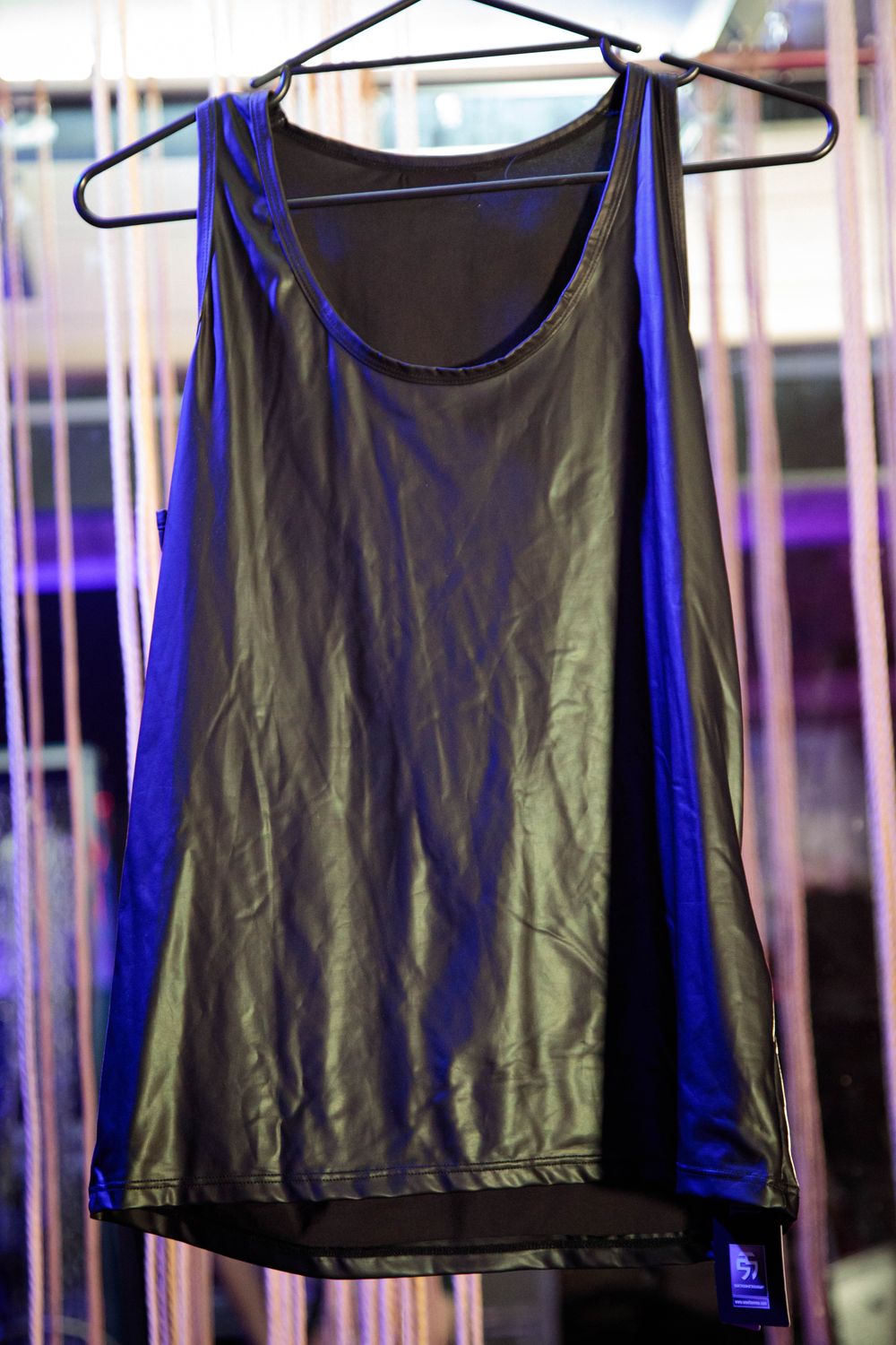 Courted Zentai Black Tank Top