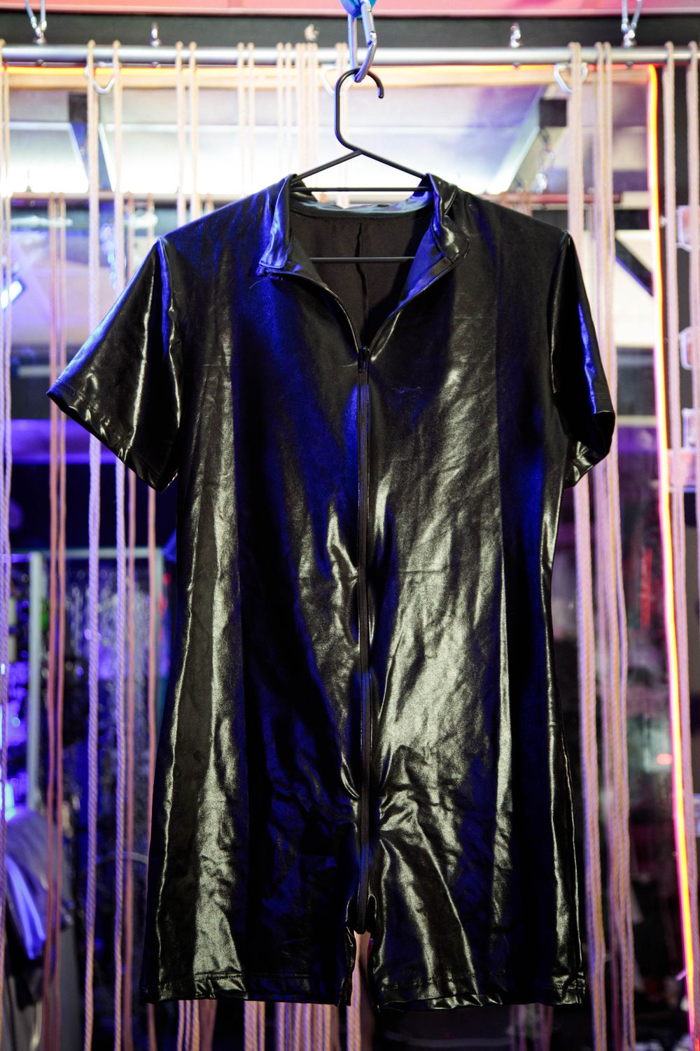 Black PVC Singlet