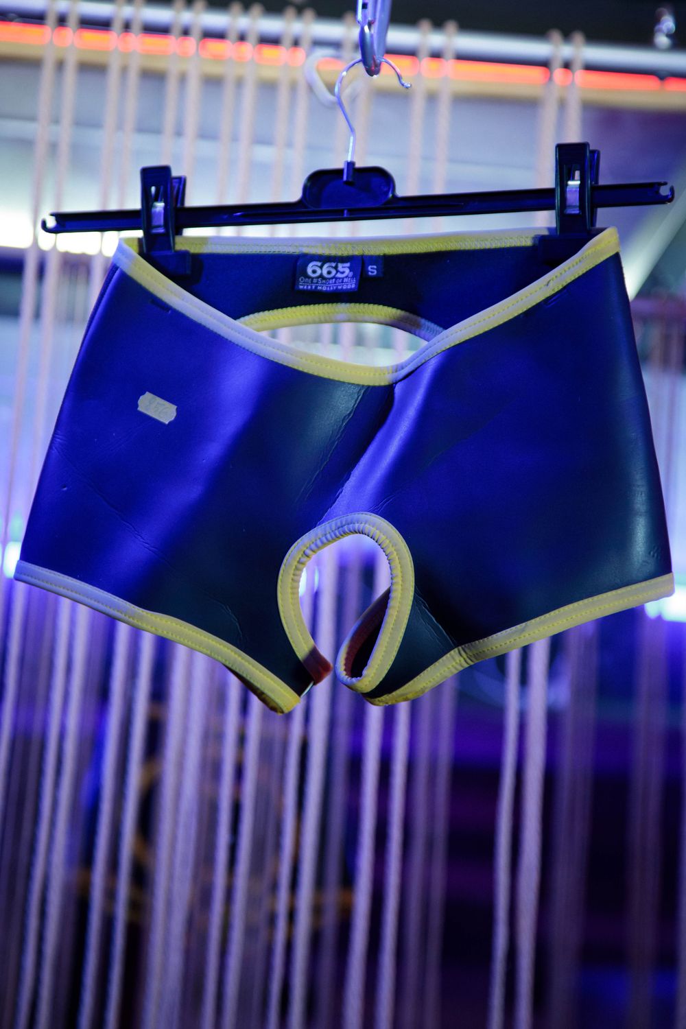 665 Neoprene Open Crotch Underwear S