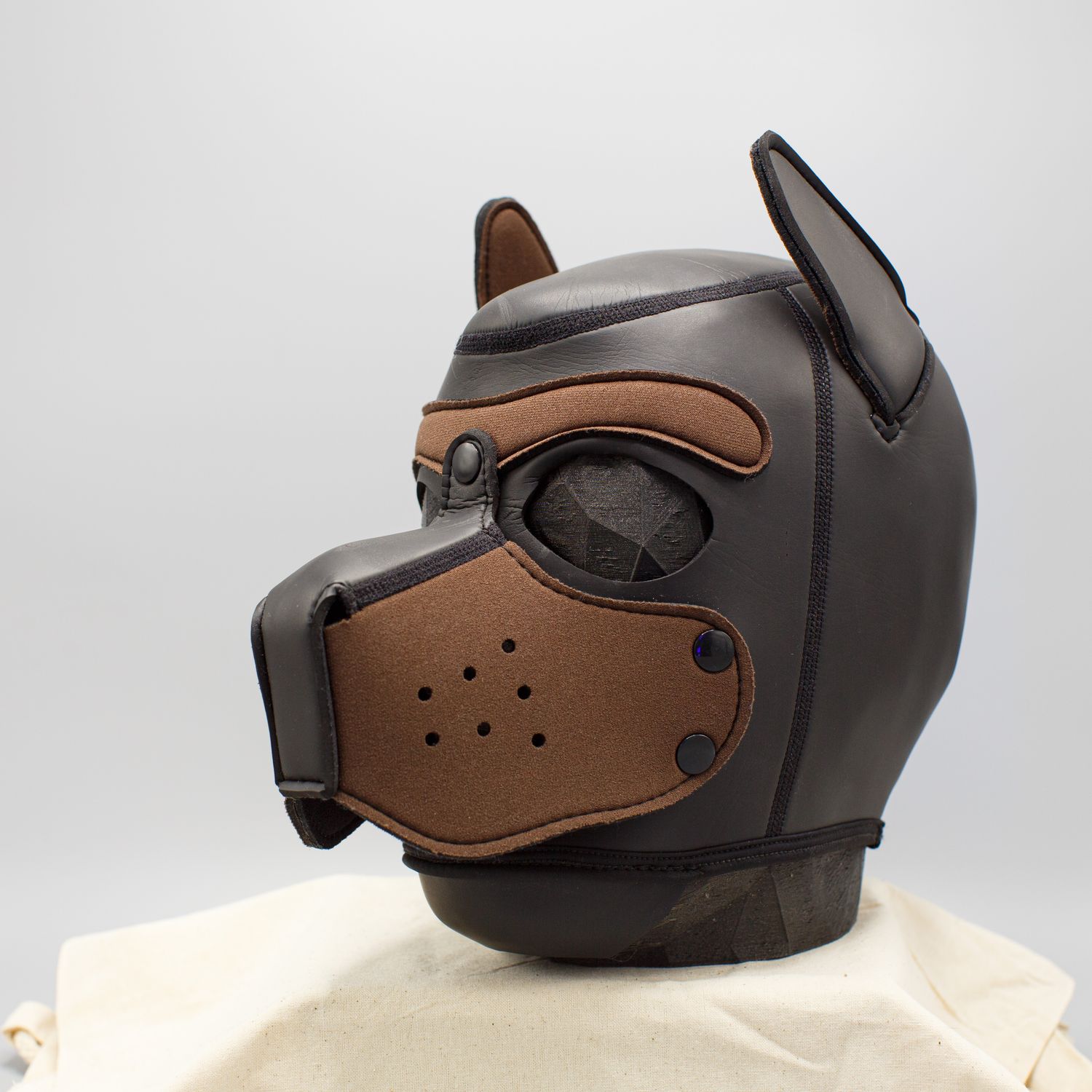 Mr S Neoprene Puppy Hood Brown