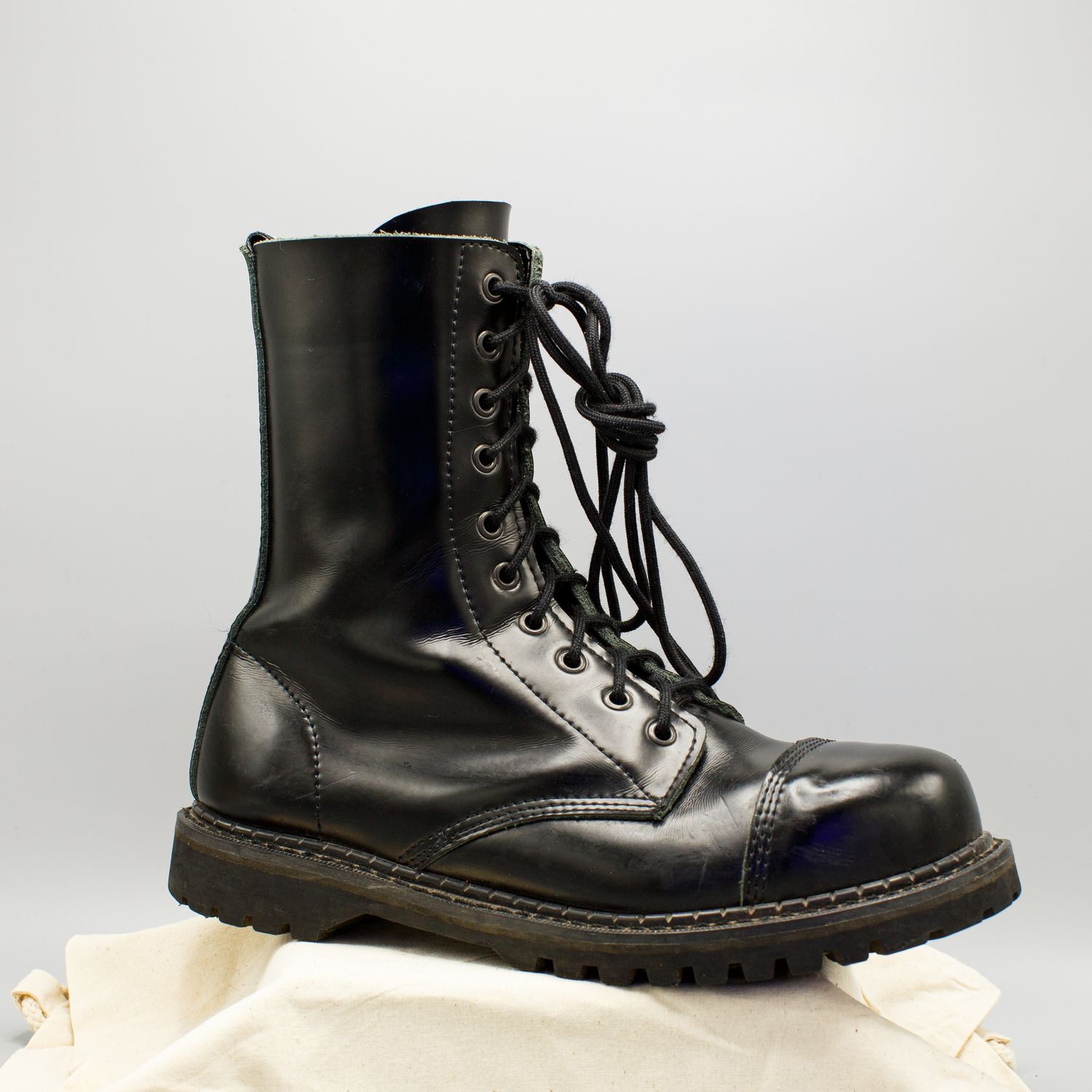 Leather Boots Black