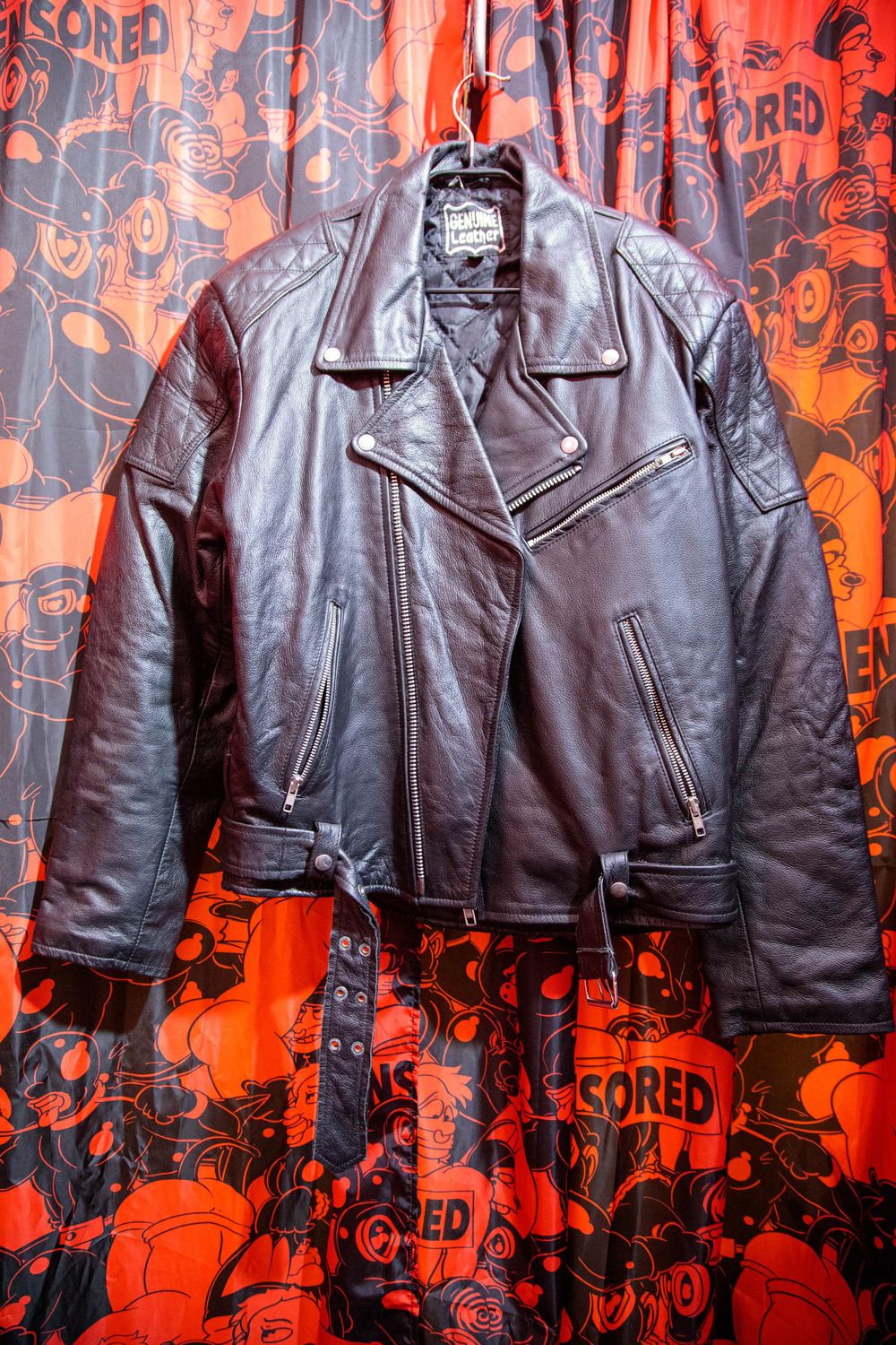 Black Leather Jacket L