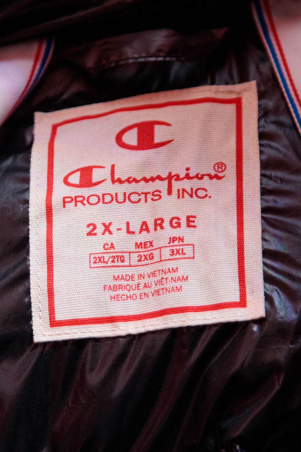 Champion Black Puffer Jacket XXL