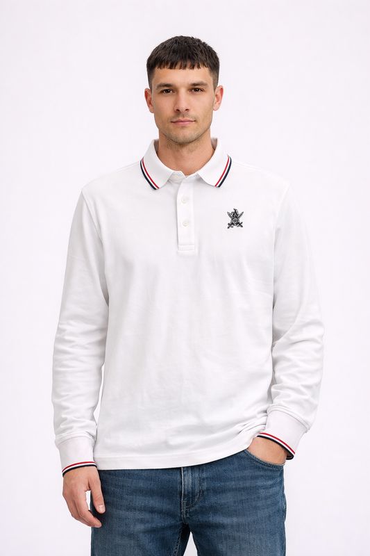 Polo H.BRANDO Classic White