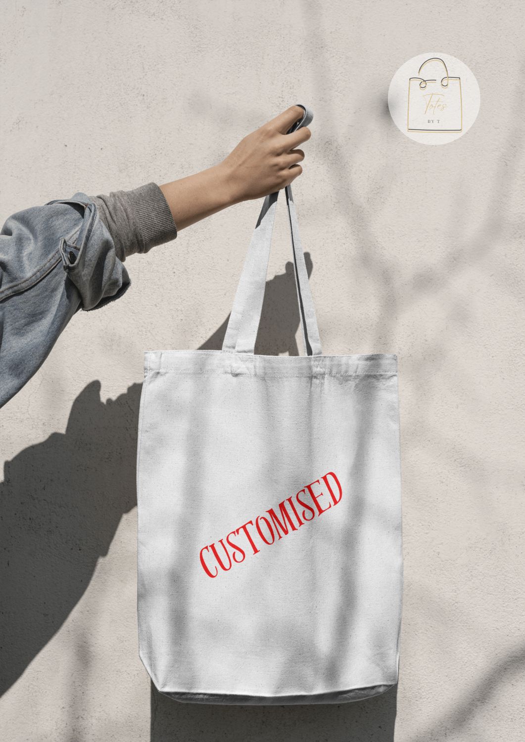 Customised tote bag