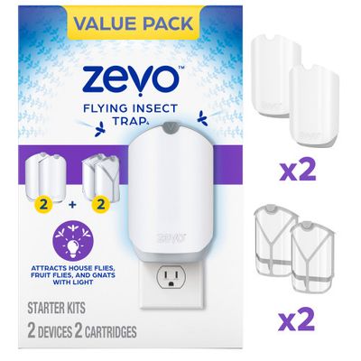 Zevo Flying Insect Trap, Fly Trap (Twin Pack)