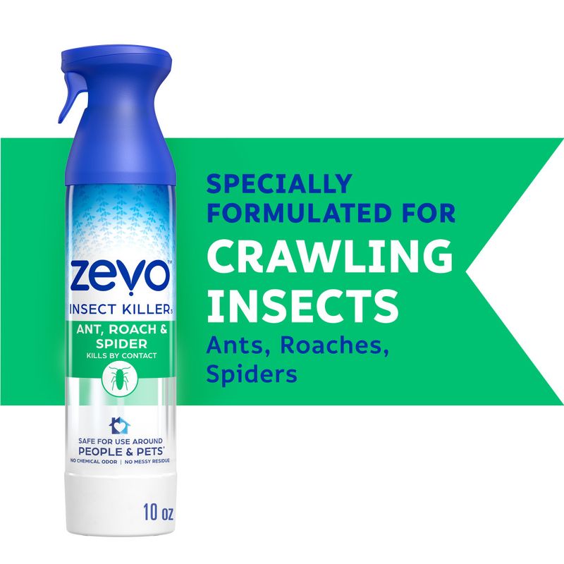 Zevo Crawling Insect Killer - Ant, Roach, &amp; Spider 10oz