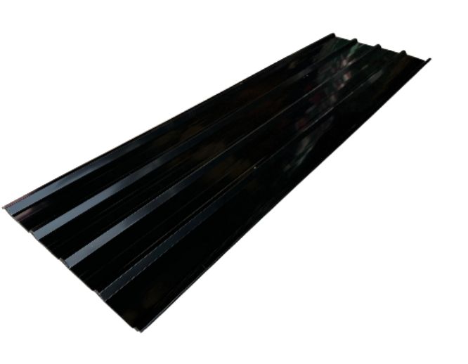 CHAPA DE TECHO PREPINTADA NEGRO DE 4,5MTS
