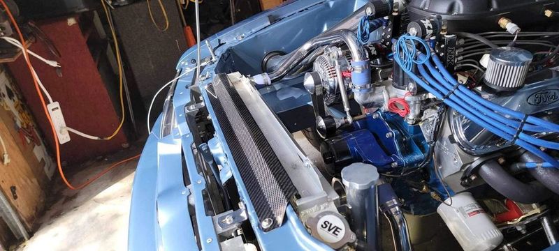1979 - 1993 Ford Mustang Radiator Hold Down Carbon Fiber