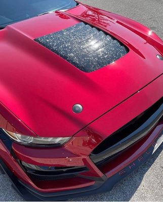 Python Shelby GT500 Forged Carbon Hood Vent