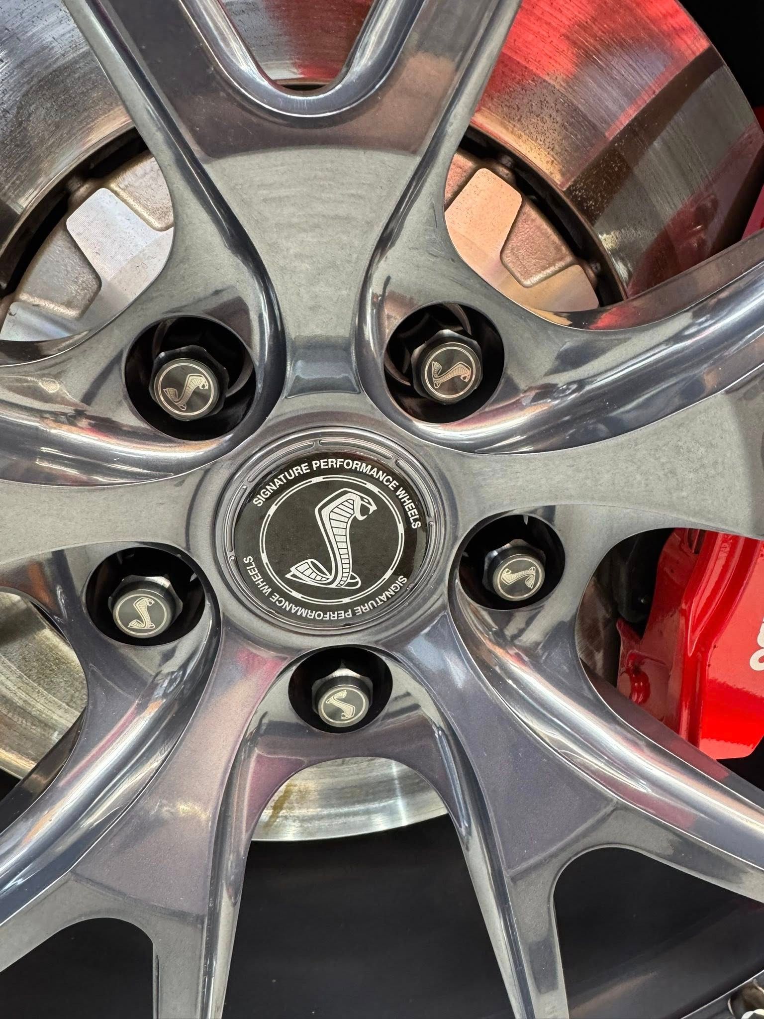 Shelby GT500, Shelby GT350R, Cadillac CT5-V Blackwing Titanium Lug Nuts   M14x1.5