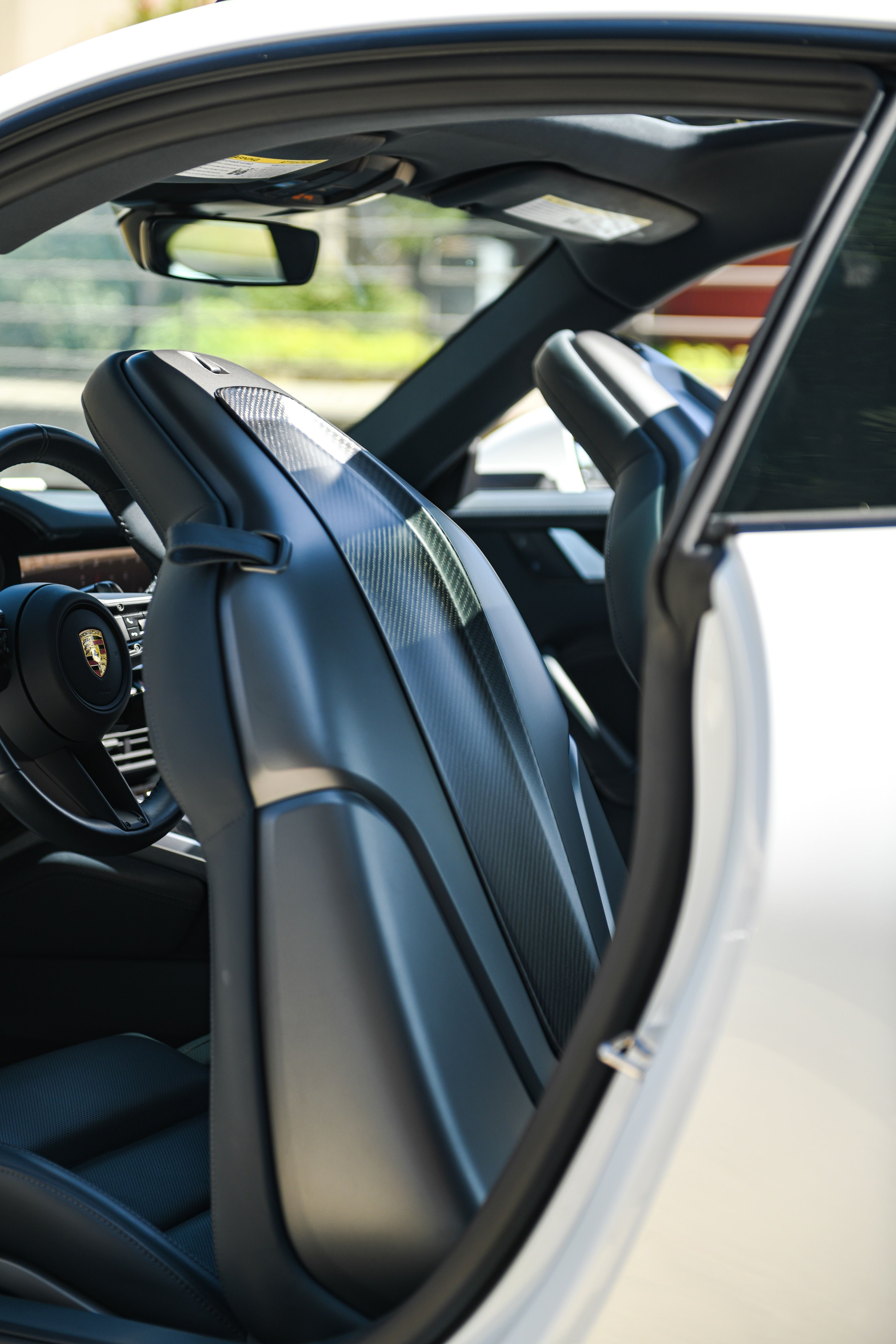 Porsche 992 Carbon Fiber Seat Panel