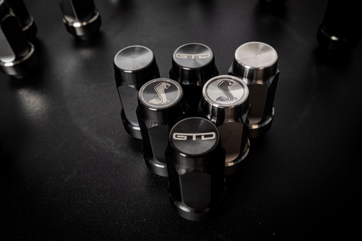 Shelby GT500, Shelby GT350R, Cadillac CT5-V Blackwing Titanium Lug Nuts   M14x1.5